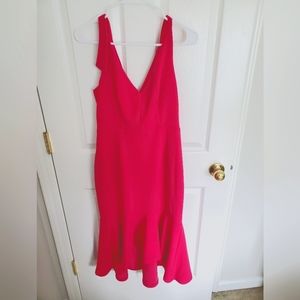 Fuschia cocktail Lulus dress M